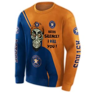 Houston Astros Achmed Skull All-Over Print Sweatshirt For Fans