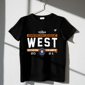 Houston Astros 2021 Al West Division Champions T-Shirt - Sport Apparel