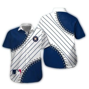 Houston Astros Baseball Hawaiian Shirt - Tropical Style Fan Apparel