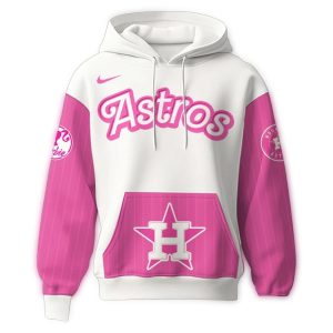 Houston Astros Barbie Night Game All-Over Print Hoodie For Fans