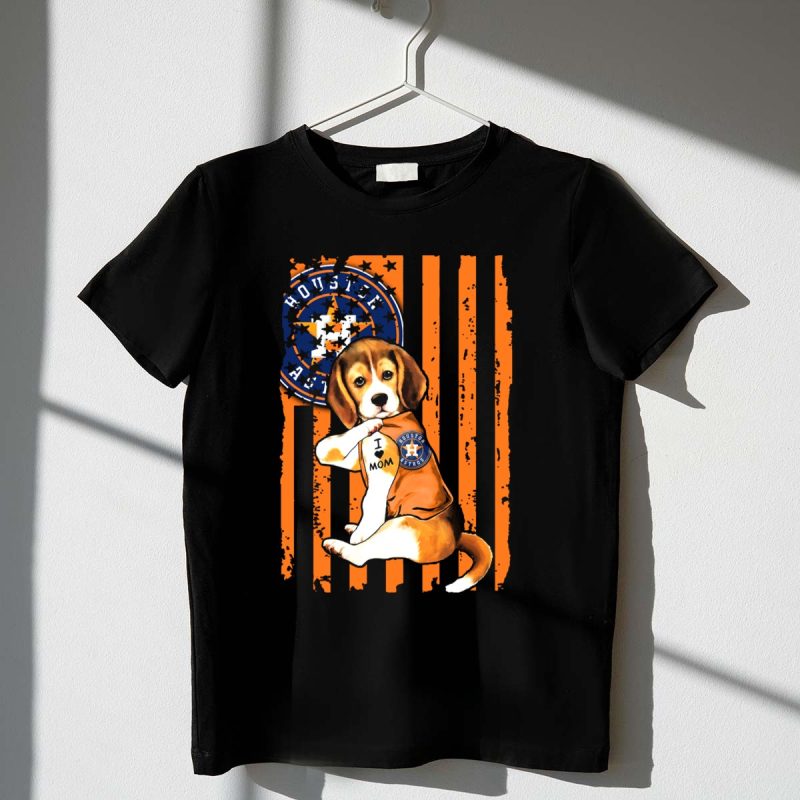 Houston Astros Beagle I Love Mom T Shirt t shirt 1 1