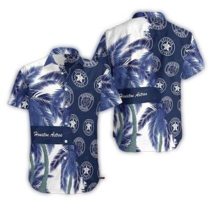 Houston Astros Blue Palm Breeze Hawaiian Shirt For Men And Women