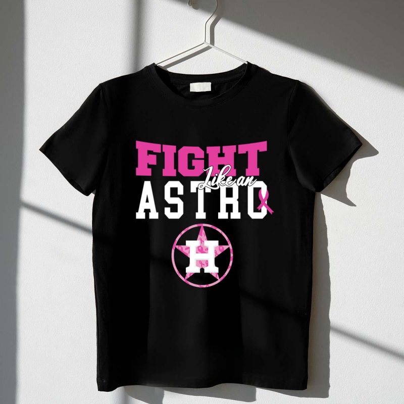 Houston Astros Breast Cancer fight like an Astro shirt t shirt 1 1