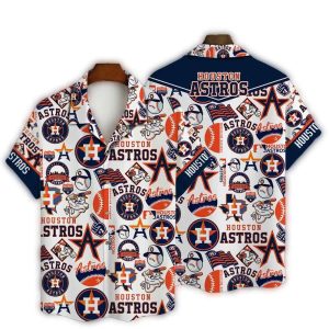 Houston Astros Championship Icons Hawaiian Shirt For Fans And Collectors