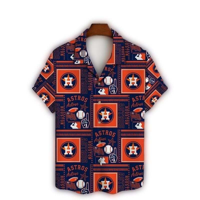Houston Astros Classic Block Hawaiian Shirt 1
