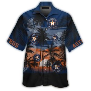 Houston Astros Tropical Coconut Dawn Hawaiian Shirt For Beachwear