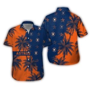 Houston Astros Coconut Print Hawaiian Shirt For Tropical Style