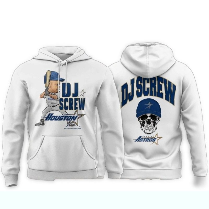 Houston Astros DJ Screw All over Print Hoodie 1