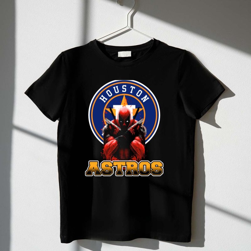 Houston Astros Deadpool Crossover T Shirt t shirt 1 1