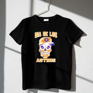 Houston Astros Dia De Los Astros Sugar Skull T-Shirt For Fans