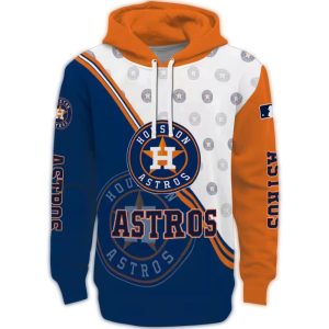 Houston Astros All-Over Print Hoodie With Diagonal Stripe Design