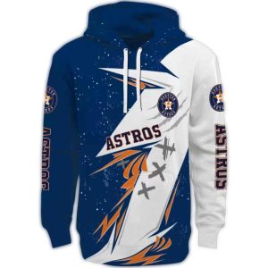 Houston Astros All-Over Print Dynamic Slash Hoodie For Fans