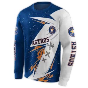 Houston Astros All-Over Print Dynamic Slash Sweatshirt For Fans