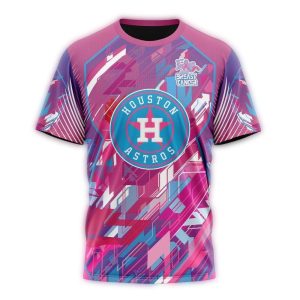 Houston Astros Fearless Against Breast Cancer All-Over Print T-Shirt