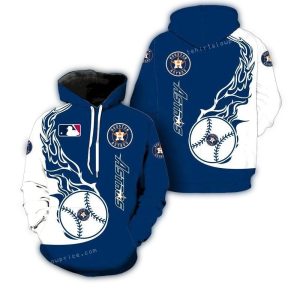 Houston Astros Fireball All-Over Print Hoodie For Fans