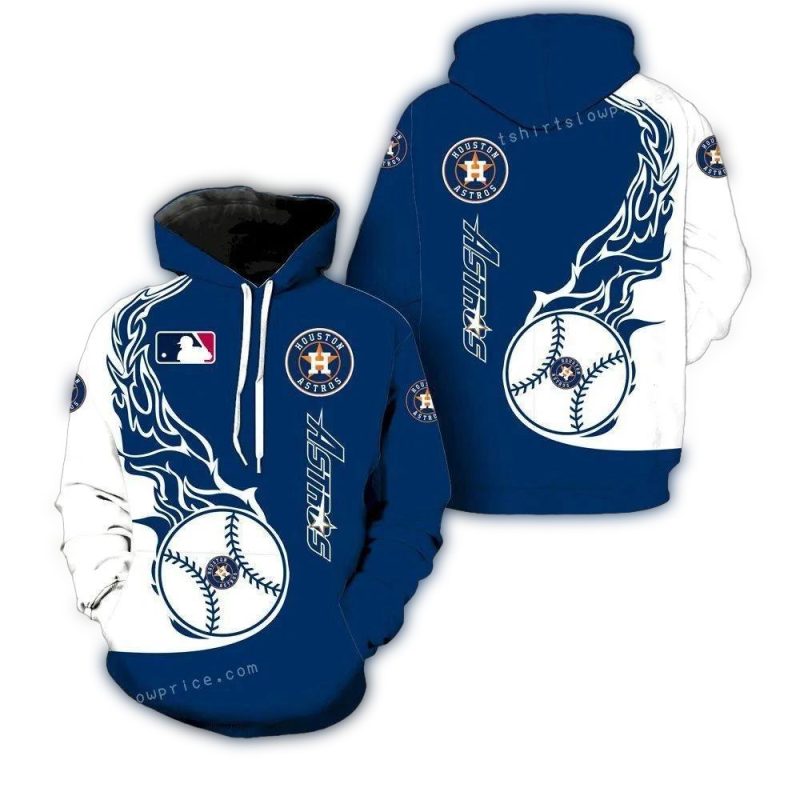 Houston Astros Fireball All over Print Hoodie 1