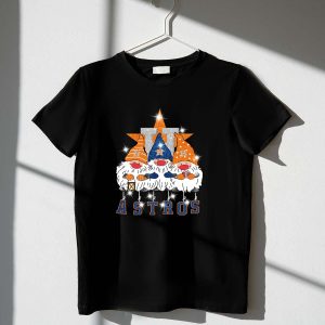 Houston Astros Gnomies Merry Christmas T-Shirt For Holiday Cheer