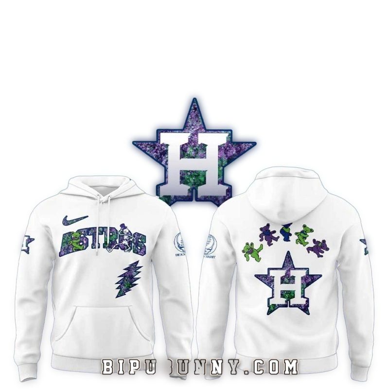 Houston Astros Grateful Dead All over Print Hoodie 1