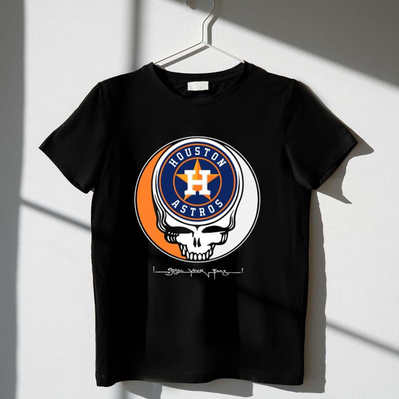 Houston Astros Grateful Dead Steal Your Face T Shirt t shirt 1 1
