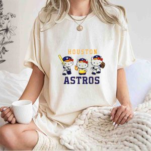 Houston Astros Hello Kitty Baseball T-Shirt For Fans And Collectors