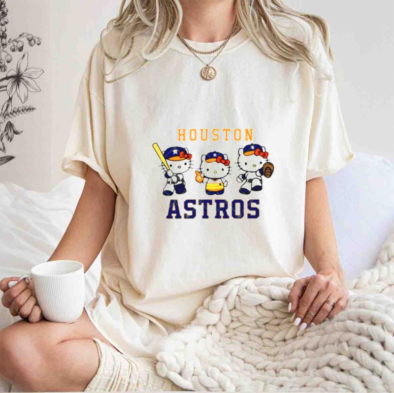 Houston Astros Hello Kitty Baseball T Shirt t shirt 1 1