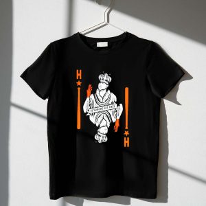 Houston Astros Monarch Playing Card Graphic T-Shirt For Fans
