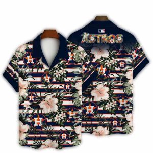 Houston Astros Island Bloom Hawaiian Shirt – Vibrant Tropical Design