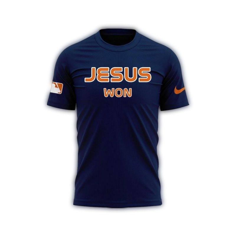 Houston Astros Jesus Won All over Print T Shirt 1