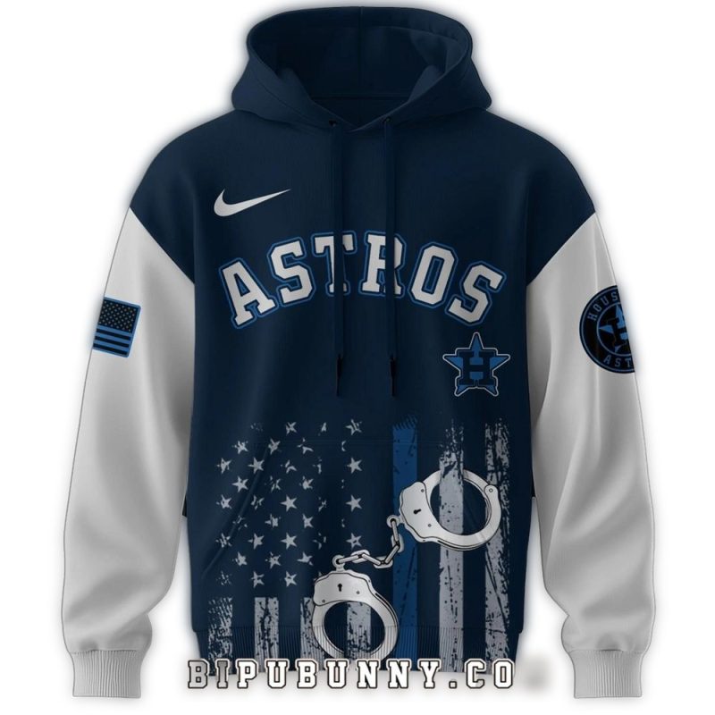 Houston Astros Law Enforcement Appreciation Day All over Print Hoodie 1