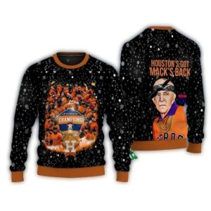 Houston Astros Mack Champions Ugly Sweater For Fans And Holidays