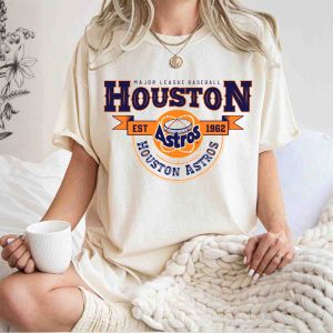 Houston Astros Est 1962 T-Shirt | Mlb Baseball Fan Apparel