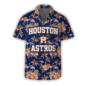 Houston Astros Floral Hawaiian Shirt - Mlb Team Apparel For Fans
