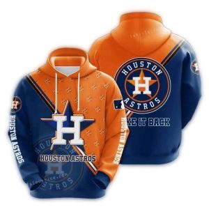 Houston Astros All Over Print Hoodie With Multiple Logos