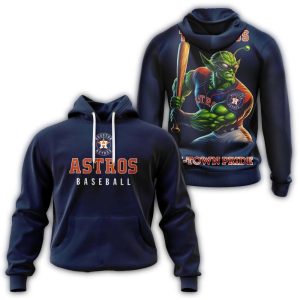 Houston Astros Mascot The Stros All-Over Print Hoodie For Fans