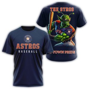 Houston Astros The Stros Mascot All-Over Print T-Shirt For Fans