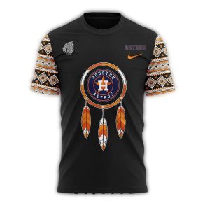 Houston Astros All Over Print T-Shirt For National American Indian Heritage