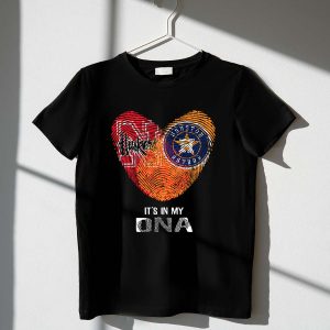 Houston Astros Nebraska Huskers It'S In My Dna T-Shirt For Fans