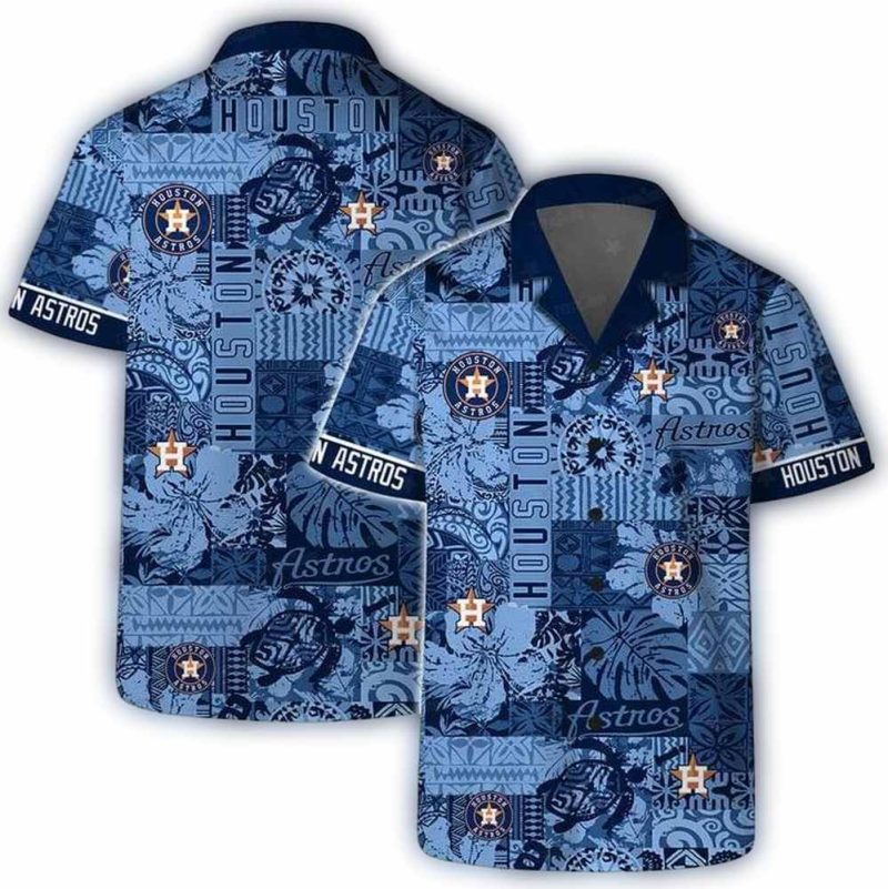 Houston Astros Ocean Breeze Hawaiian Shirt 1