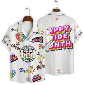Houston Astros Pride Celebration Hawaiian Shirt For Fans And Events