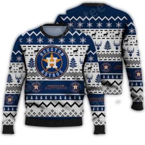 Houston Astros Reindeer Snowflakes Holiday Sweatshirt For Fans
