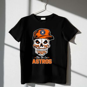 Houston Astros Dia De Los Astros Skull T-Shirt For Fans