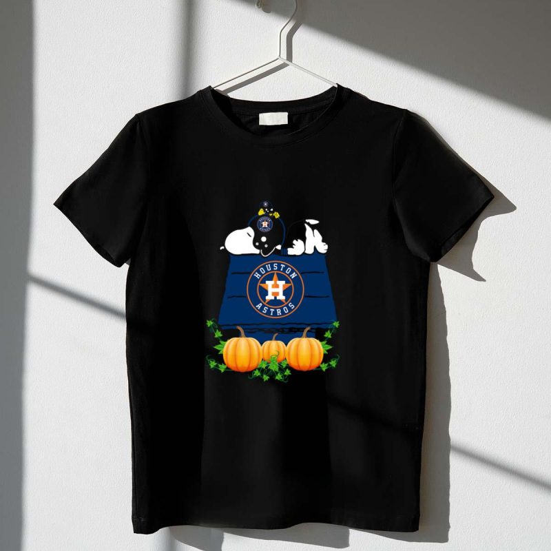 Houston Astros Snoopy Pumpkin House shirt t shirt 1 1