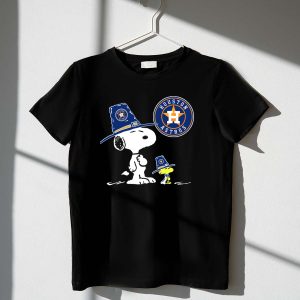 Houston Astros Snoopy Woodstock Thanksgiving T-Shirt For Fans