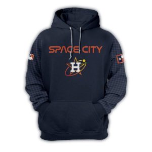 Houston Astros Space City All-Over Print Hoodie For Fans And Gamers
