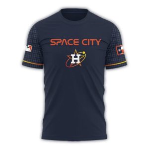 Houston Astros Space City All-Over Print T-Shirt For Fans