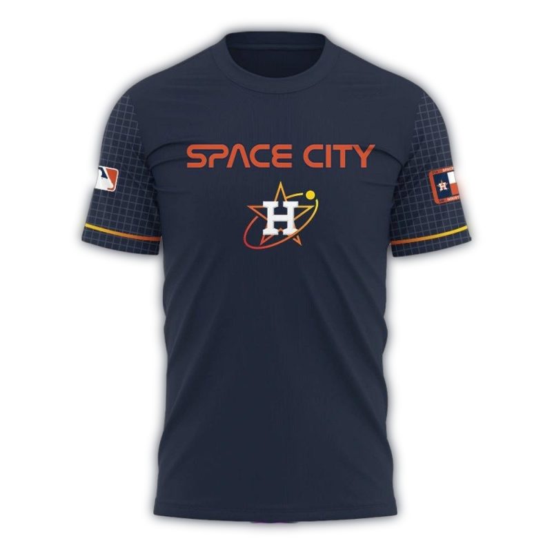Houston Astros Space City All over Print T Shirt 1