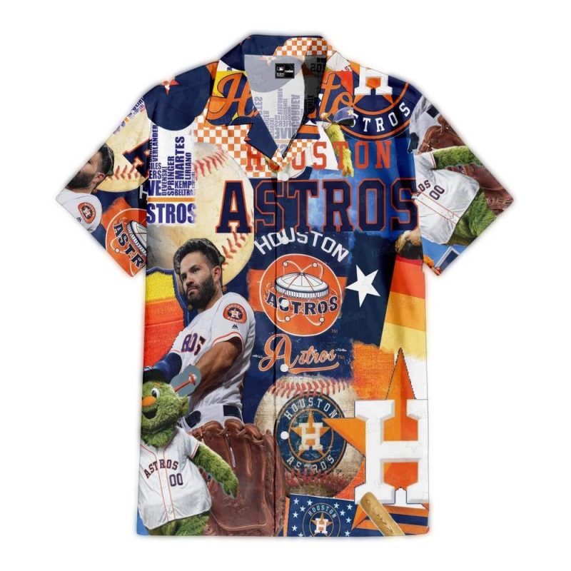 Houston Astros Strong Star Hawaiian Shirt 1
