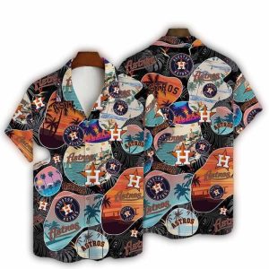 Houston Astros Sunset Vibes Hawaiian Shirt For Men - Tropical Style