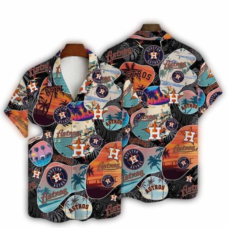 Houston Astros Sunset Vibes Hawaiian Shirt 1