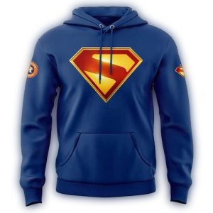 Houston Astros Superman All-Over Print Hoodie For Fans